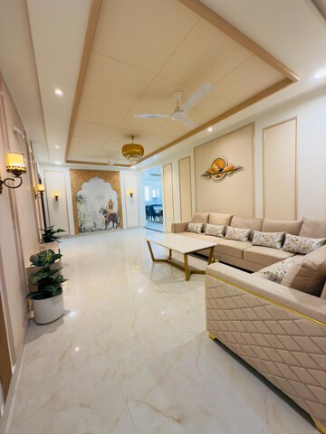 Living Room in 3 BHK Builder Floor at Ajmer Road – for Sale