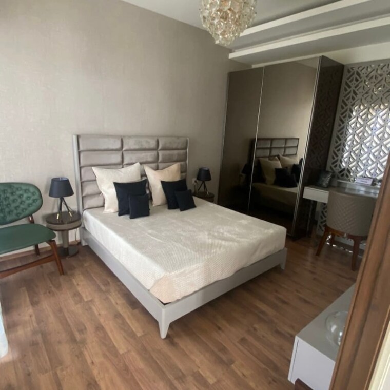 Bedroom, tulip-yellow 3 Bedroom 1704 Sq.Ft. Apartment In Sector 69 Gurgaon 8487273