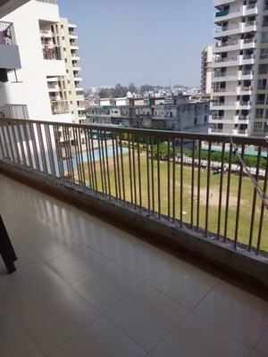 Balcony in 3 BHK Apartment at Golden Sand Apartments, Dhakoli – for Sale