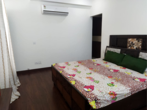 Bedroom in 3 BHK Apartment at Golden Sand Apartments, Dhakoli – for Sale