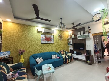 Living Room in 3 BHK Apartment at Sector 9, Dwarka – for Rent