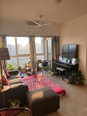 Living Room in 2 BHK Apartment at Godrej The Trees, Vikhroli East – for Rent