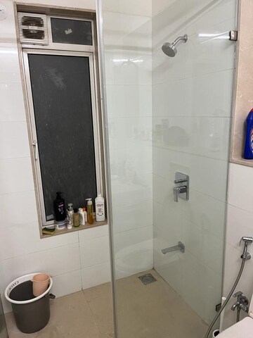 Bathroom in 2 BHK Apartment at Godrej The Trees, Vikhroli East – for Rent