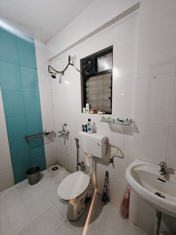 Bathroom in 3 BHK Apartment at Miracle Flora, Bavdhan – for Rent