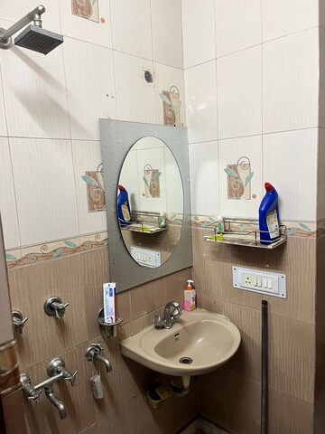 Bathroom in 3 BHK Apartment at Vikram Nagar – for Rent