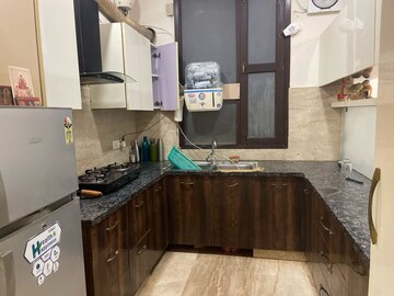 Kitchen in 3 BHK Builder Floor at Ansal Sushant Lok I, Sector 43 – for Rent