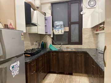 Kitchen in 3 BHK Builder Floor at Ansal Sushant Lok I, Sector 43 – for Rent