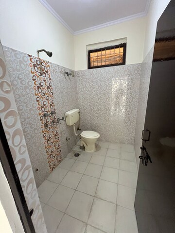 Bathroom in 1 BHK Builder Floor at Kalkaji – for Rent