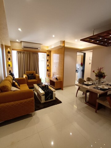Living Room in 2 BHK Apartment at Tharwani Meghna Montana, Ambernath West – for Sale