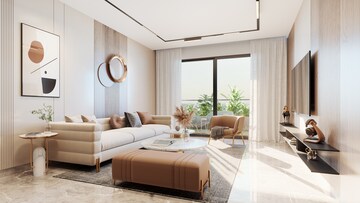 Living Room in 3 BHK Builder Floor at Sunshine Destino, Puppalaguda – for Sale