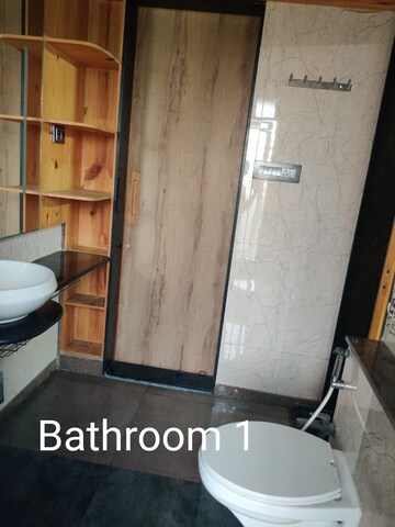 Bathroom in 2 BHK Apartment at Adinath Sanvi Heights, Goregaon West – for Rent