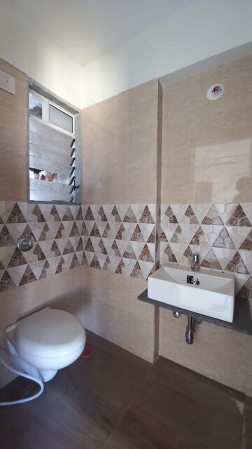 Bathroom in 1 BHK Apartment at Sheth Irene, Malad West – for Rent