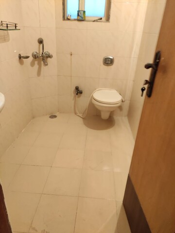 Bathroom in 3 BHK Apartment at Thakur Badrinath Tower, Andheri West – for Rent