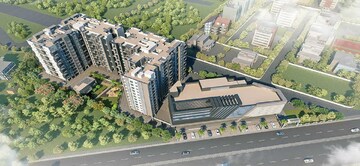  Office Space – Exterior View View at Vardhaman Moonstone, Tathawade - for Rent