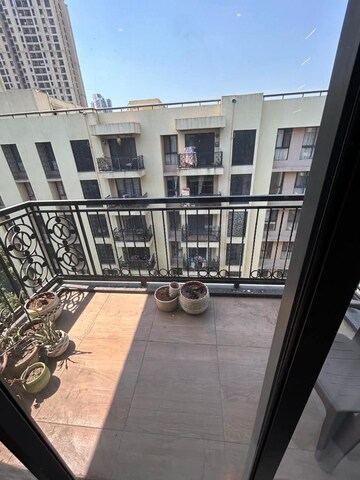 Balcony in 3 BHK Apartment at Lodha Sterling, Kolshet Road – for Rent