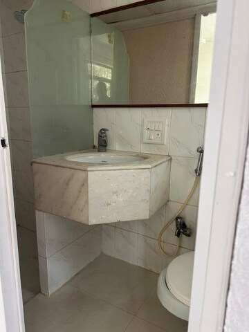 Bathroom in 2 BHK Apartment at Bandra West – for Rent
