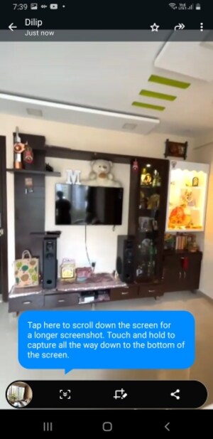 Living Room in 2 BHK Apartment at Kakad Paradise Phase 1, Mira Road – for Sale