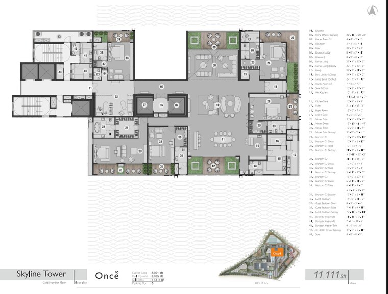 Master Plan, navanaami-megaleio 5 Bedroom 11111 Sq.Ft. Apartment In Peeranchuruvu Hyderabad 8489024
