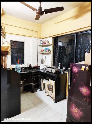 Kitchen in 1 BHK Apartment at Kamal Pushpa CHS, Goregaon West – for Rent