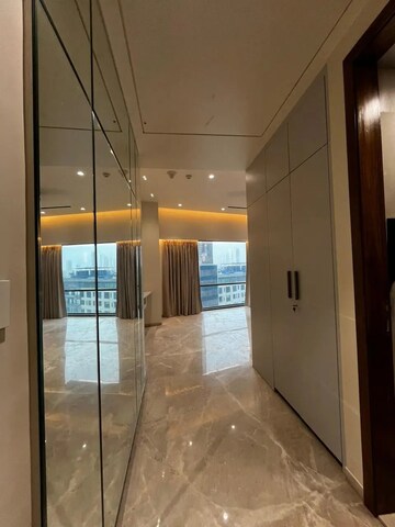 Building Lobby in 4 BHK Apartment at Lodha The World Towers World One Tier 2, Worli – for Rent