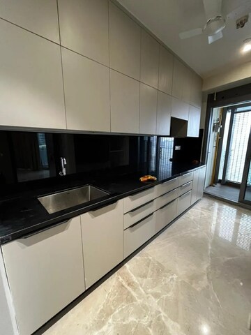 Kitchen in 4 BHK Apartment at Lodha The World Towers World One Tier 2, Worli – for Rent