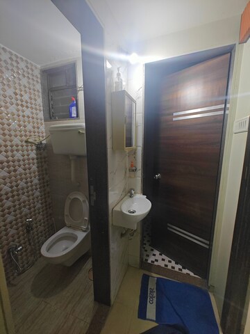 Bathroom in 1 BHK Apartment at VM Mohan Pride, Nerul – for Rent