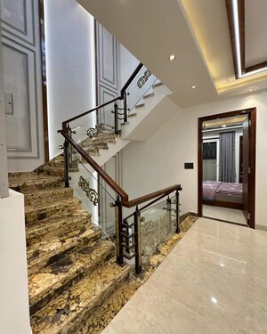 Staircase in 4 BHK Independent House at Gandhi Path – for Sale