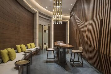 Balcony in 4 BHK Apartment at Lodha The World Towers World One Tier 2, Worli – for Rent