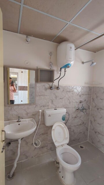 Bathroom in 3 BHK Apartment at Pivotal Paradise, Sector 62 – for Rent