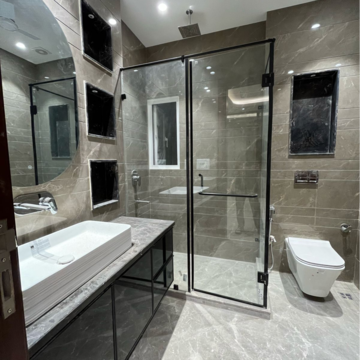 Attached Bathroom in 3 BHK Builder Floor at Malviya Nagar – for Rent