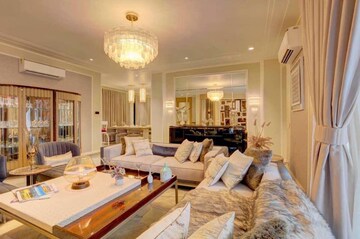 Living Room in 6 BHK Apartment at International Airport Road – for Sale
