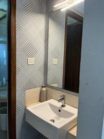 Bathroom in 4 BHK Apartment at Raj Grandeur, Powai – for Rent