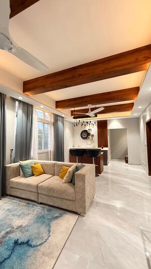 Living Room in 4 BHK Apartment at Prestige Kenilworth, Vasanth Nagar – for Sale