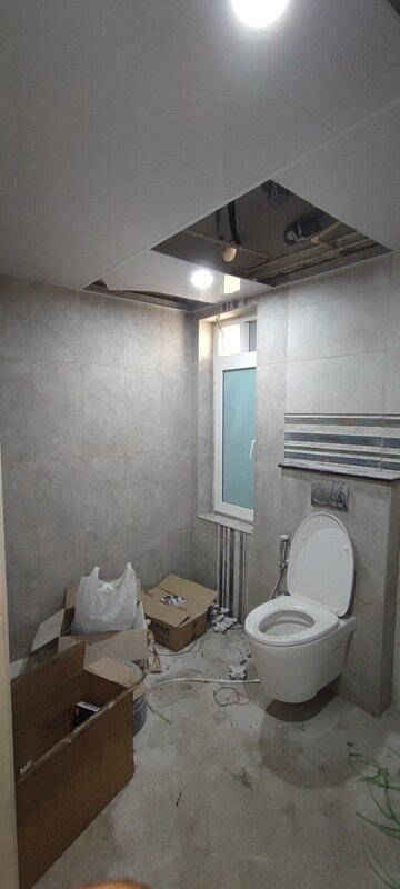 Bathroom in 3 BHK Apartment at Rajapushpa Provincia, Narsingi – for Rent