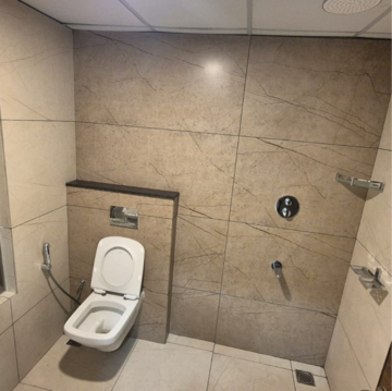 Bathroom in 3 BHK Apartment at Frontline Seven, Gandipet – for Rent