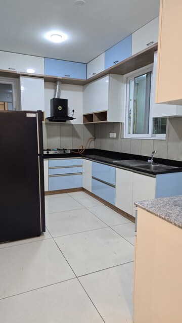 Kitchen in 3 BHK Apartment at Rajapushpa Provincia, Narsingi – for Rent