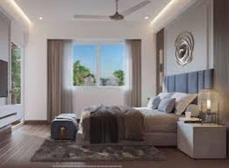 Living Room, jms-the-nation 3.5 Bedroom 1745 Sq.Ft. Builder Floor In Sector 95 Gurgaon 8489423
