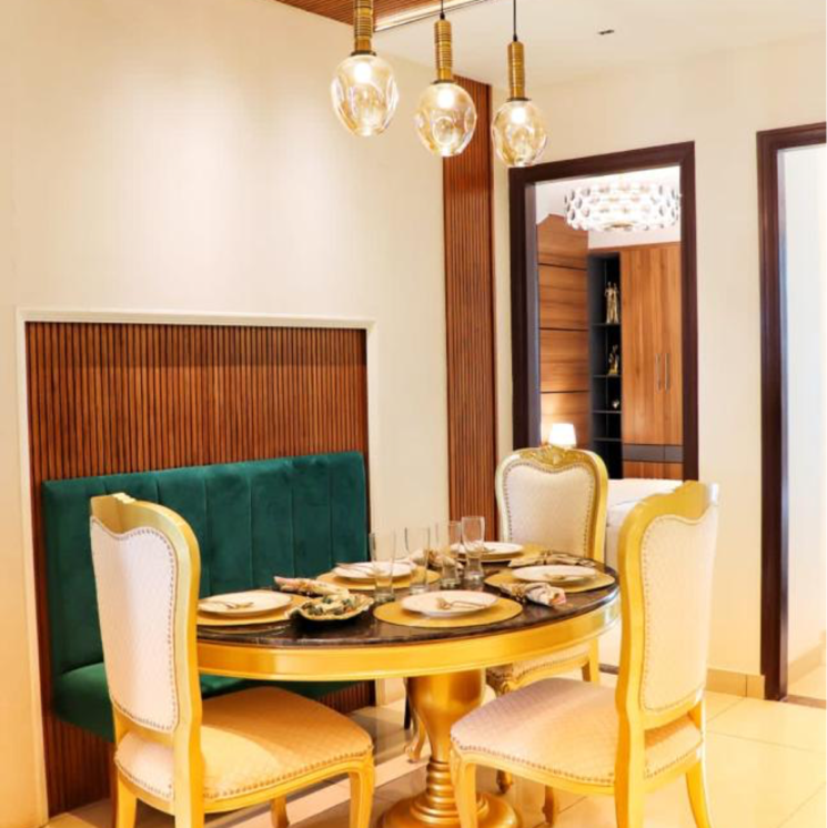 Living Room, green-valley-residencia 3 Bedroom 1900 Sq.Ft. Apartment In Nagla Road Zirakpur 8489599