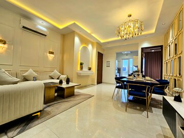 Living Room in 3 BHK Apartment at Peer Mucchalla – for Sale