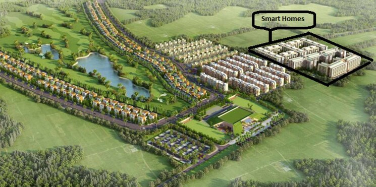 Master Plan, vedic-smart-homes 3 Bedroom 1300 Sq.Ft. Apartment In Rajarhat Kolkata 8489604