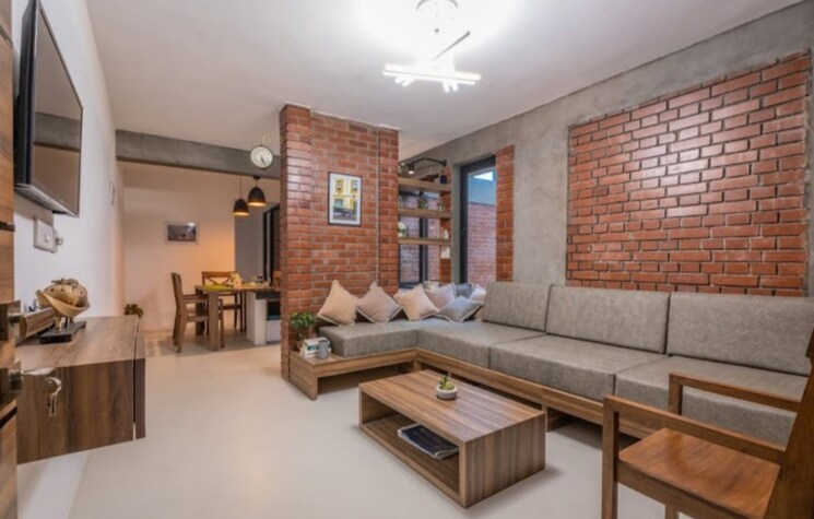 Living Room, arete-india-our-homes-3 2 Bedroom 696 Sq.Ft. Apartment In Sohna Sector 6 Gurgaon 8489618