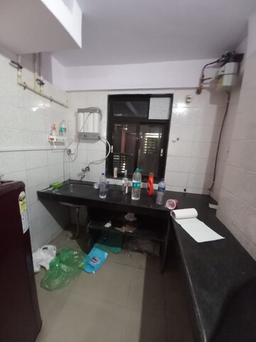 Kitchen in 1 BHK Apartment at Gokuldham Complex, Goregaon East – for Rent