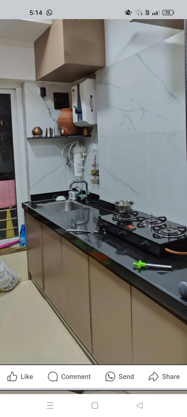Kitchen, goregaon-west-view-chs 1 Bedroom 410 Sq.Ft. Apartment In Goregaon West Mumbai 8489656