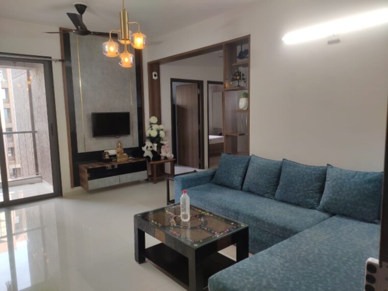 Living Room, chandkheda 2 Bedroom 1215 Sq.Ft. Apartment In Chandkheda Ahmedabad 8489809
