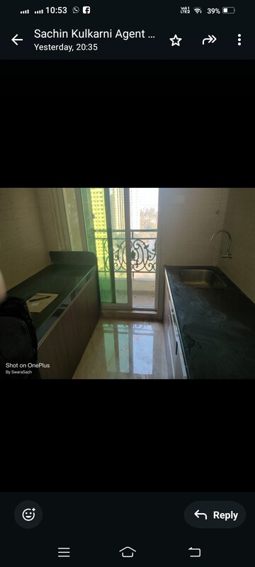 Kitchen in 1 BHK Apartment at Siddhi Highland Springs B4 C Wing, Dhokali – for Rent