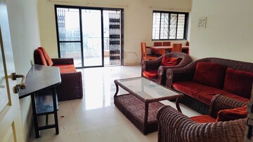 Living Room in 2 BHK Apartment at Magarpatta City Roystonea, Hadapsar – for Rent