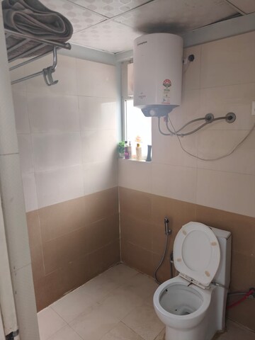 Bathroom in 3 BHK Apartment at Ashiana Palm Court, Raj Nagar Extension – for Rent
