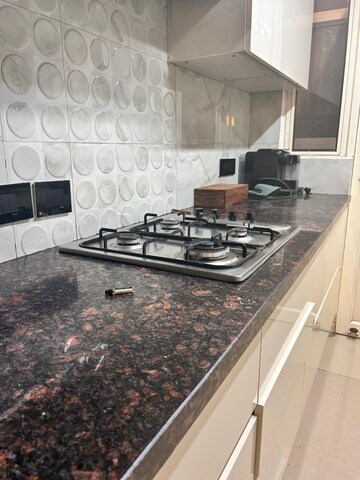 Kitchen in 3 BHK Apartment at Mittal Rajnagar Residency, Raj Nagar Extension – for Rent