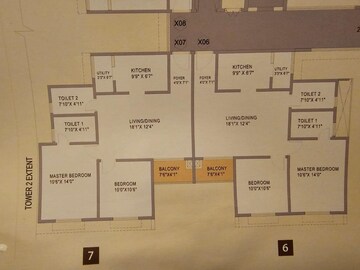 3.5 BHK Apartment For Sale in Puravankara Purva Zenium, Hosahalli