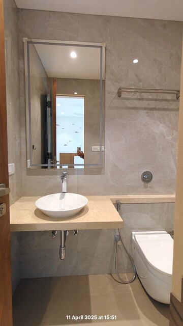 Bathroom in 2 BHK Apartment at Bandra West – for Rent